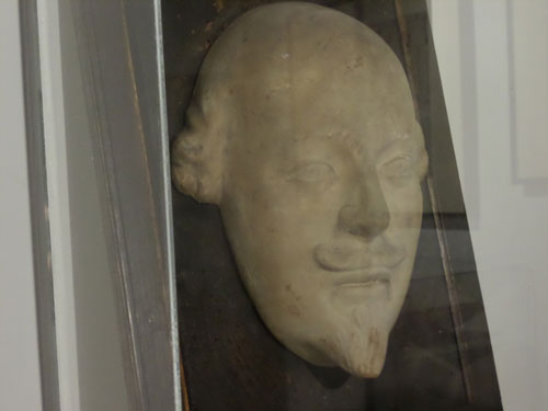My Visit to the Our Shakespeare Exhibition - Shakespeare's death mask