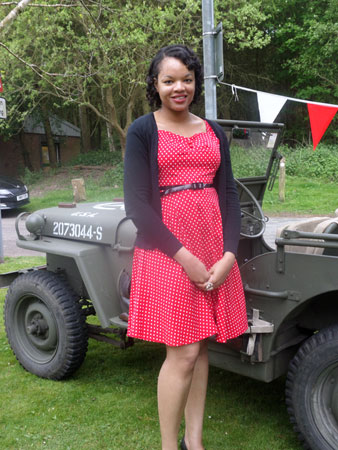From Sunrise to Sunset Book Tour – Museum of Cannock Chase’s VE Day Celebration - My 1940s dress