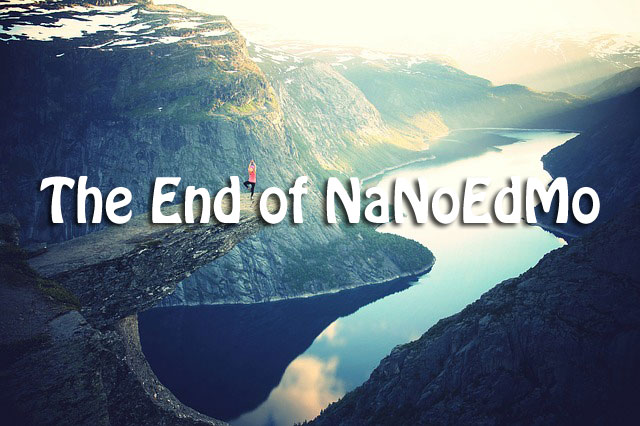 The End of NaNoEdMo 2018