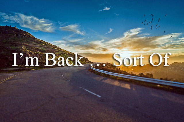 I’m Back … Sort Of