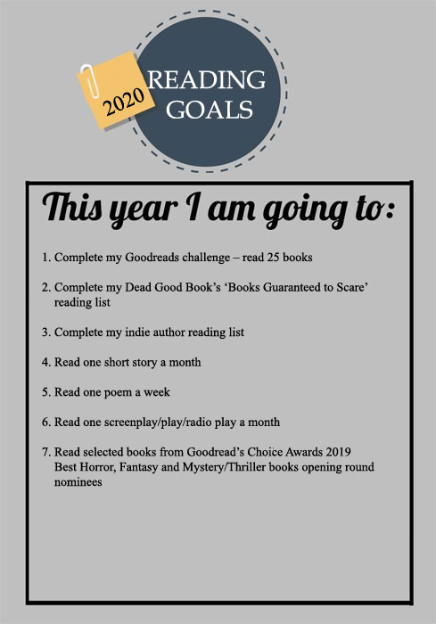 My 2020 Reading Goals My 2020 Reading Goals